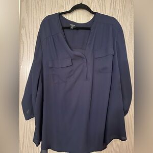 Torrid Navy Blue Women's Top